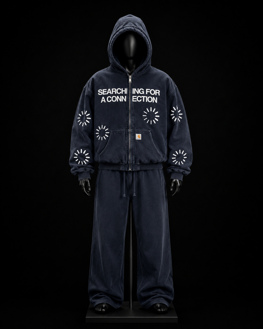 Searching For A Connection Navy Tracksuit on mannequin