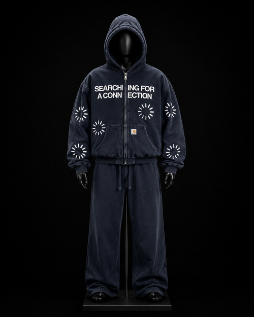 Searching For A Connection Navy Tracksuit on mannequin