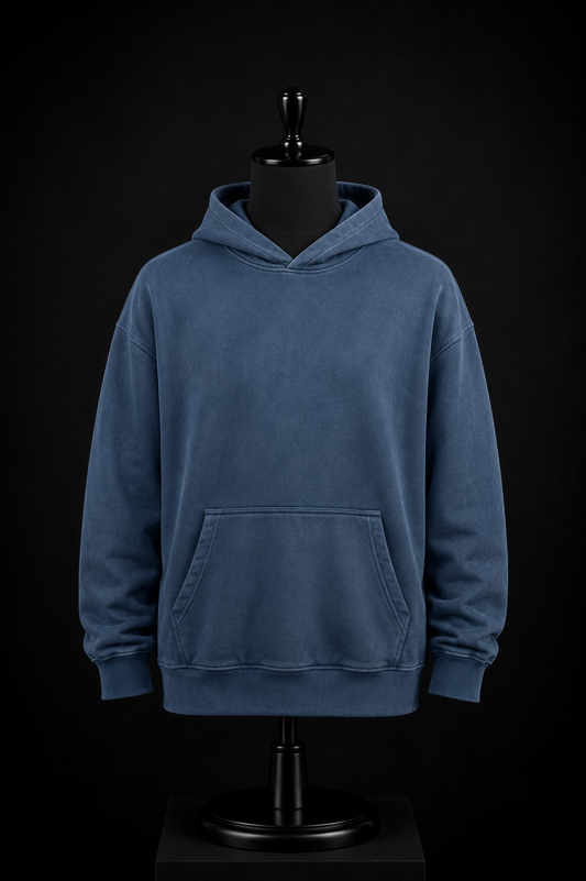 Unisex Vintage Wash Fleece Hoodie